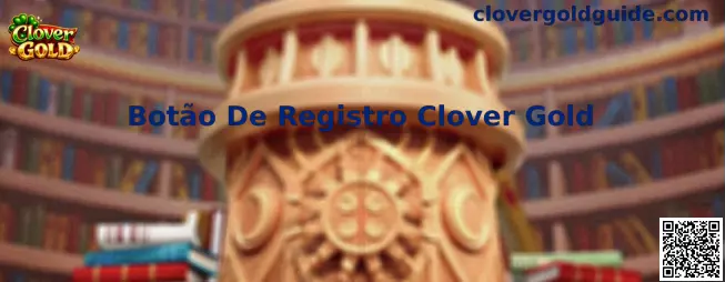 Botão De Registro Clover Gold