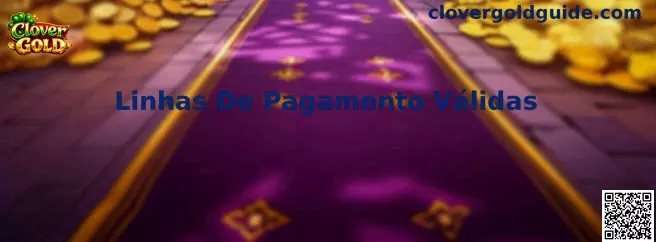 Linhas De Pagamento Válidas en Clover Gold